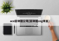 ace区块链公司[区块链ceg项目]